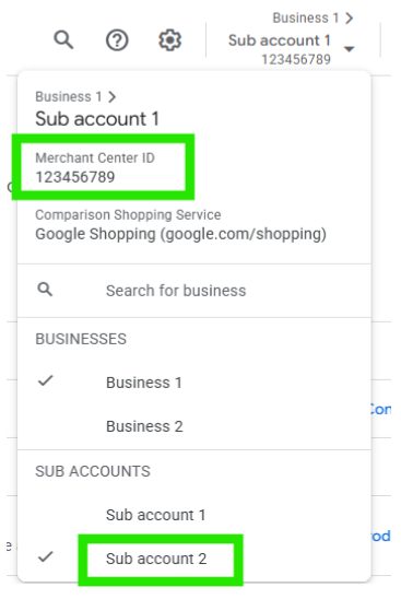 google merchant screenshot